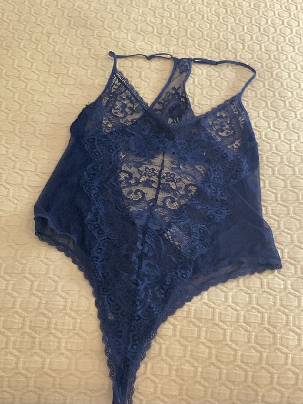 Strappy Lace Thong Teddy
In Bloom by Jonquil